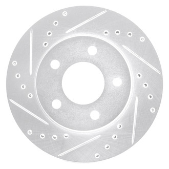 DFC® - Premium Drilled and Slotted Front Driver Side Brake Rotor