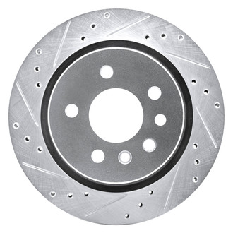 DFC® - Premium Drilled and Slotted Rear Driver Side Brake Rotor