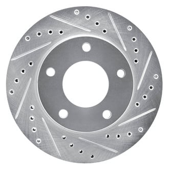 DFC® - Premium Drilled and Slotted Front Passenger Side Brake Rotor