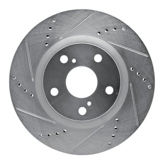 DFC® - Premium Drilled and Slotted Front Brake Rotor