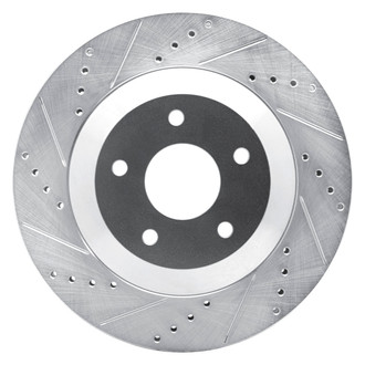 DFC® - Premium Drilled and Slotted Front Passenger Side Brake Rotor