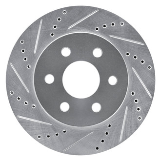 DFC® - Premium Drilled and Slotted Front Driver Side Brake Rotor