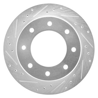 DFC® - Premium Drilled and Slotted Rear Driver Side Brake Rotor