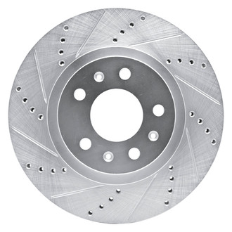 DFC® - Premium Drilled and Slotted Front Driver Side Brake Rotor