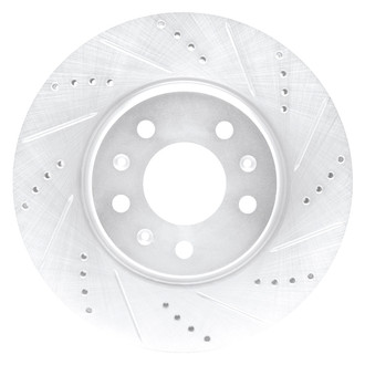 DFC® - Premium Drilled and Slotted Front Passenger Side Brake Rotor