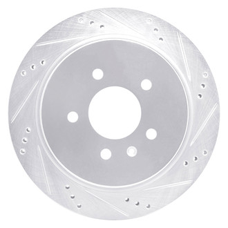 DFC® - Premium Drilled and Slotted Rear Passenger Side Brake Rotor