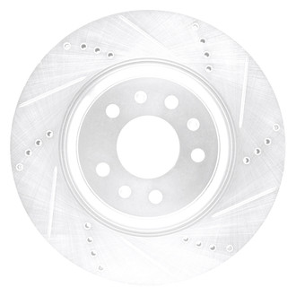 DFC® - Premium Drilled and Slotted Front Passenger Side Brake Rotor