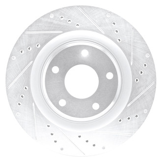 DFC® - Premium Drilled and Slotted Front Passenger Side Brake Rotor