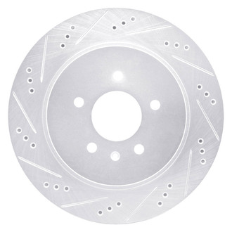 DFC® - Premium Drilled and Slotted Rear Driver Side Brake Rotor