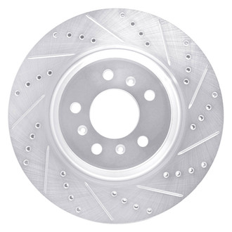 DFC® - Premium Drilled and Slotted Front Passenger Side Brake Rotor