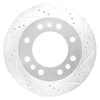 DFC® - Premium Drilled and Slotted Front Passenger Side Brake Rotor