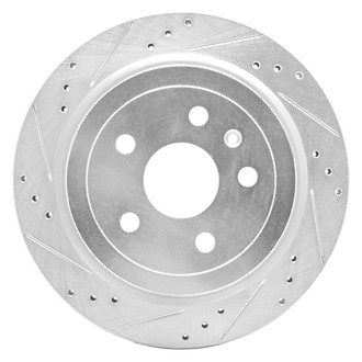 DFC® - Premium Drilled and Slotted Rear Driver Side Brake Rotor