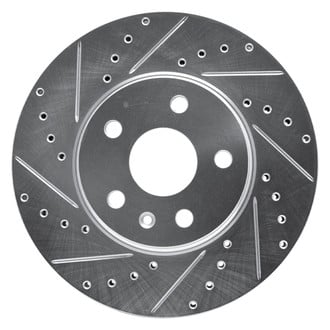 DFC® - Premium Drilled and Slotted Front Driver Side Brake Rotor