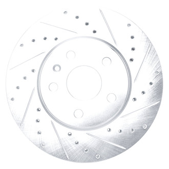 DFC® - Premium Drilled and Slotted Front Passenger Side Brake Rotor