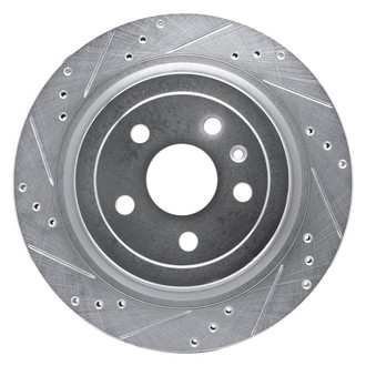 DFC® - Premium Drilled and Slotted Rear Driver Side Brake Rotor