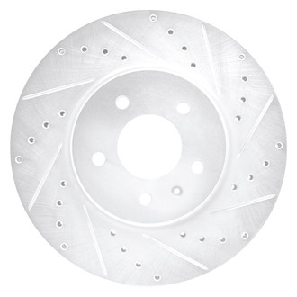 DFC® - Premium Drilled and Slotted Front Passenger Side Brake Rotor