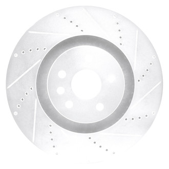 DFC® - Premium Drilled and Slotted Front Passenger Side Brake Rotor