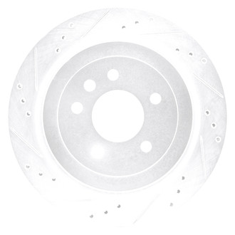 DFC® - Premium Drilled and Slotted Rear Driver Side Brake Rotor