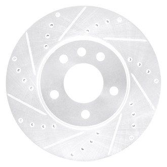 DFC® - Premium Drilled and Slotted Front Driver Side Brake Rotor