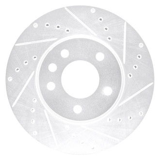 DFC® - Premium Drilled and Slotted Front Passenger Side Brake Rotor