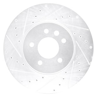 DFC® - Premium Drilled and Slotted Front Driver Side Brake Rotor