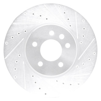 DFC® - Premium Drilled and Slotted Front Passenger Side Brake Rotor