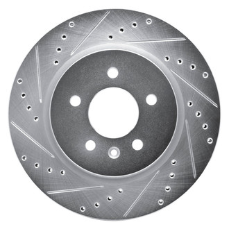 DFC® - Premium Drilled and Slotted Rear Driver Side Brake Rotor