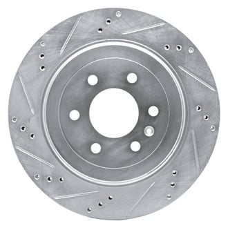 DFC® - Premium Drilled and Slotted Rear Driver Side Brake Rotor