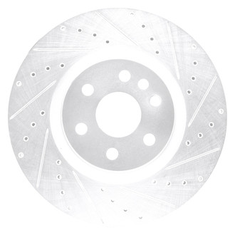DFC® - Premium Drilled and Slotted Front Passenger Side Brake Rotor
