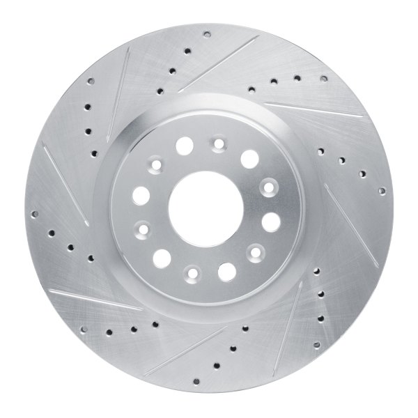 DFC® - Premium Drilled and Slotted Front Brake Rotor