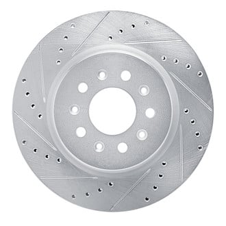 DFC® - Premium Drilled and Slotted Rear Driver Side Brake Rotor
