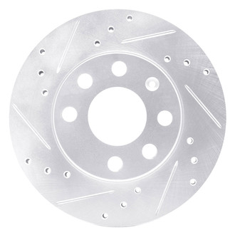DFC® - Premium Drilled and Slotted Front Driver Side Brake Rotor