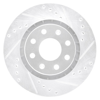 DFC® - Premium Drilled and Slotted Front Passenger Side Brake Rotor