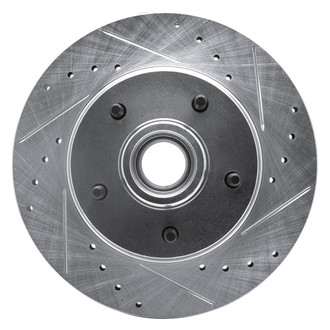 DFC® - Premium Drilled and Slotted Front Passenger Side Brake Rotor