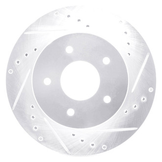 DFC® - Premium Drilled and Slotted Front Passenger Side Brake Rotor