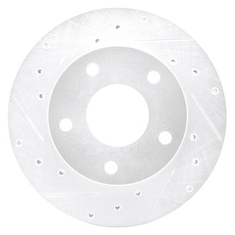 DFC® - Premium Drilled and Slotted Rear Driver Side Brake Rotor