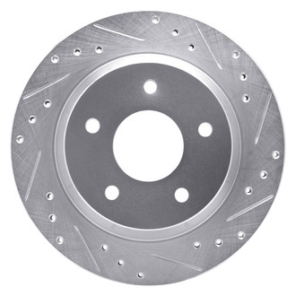 DFC® - Premium Drilled and Slotted Front Passenger Side Brake Rotor