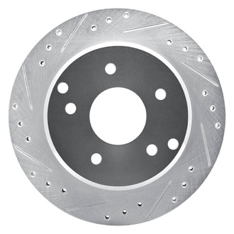 DFC® - Premium Drilled and Slotted Rear Driver Side Brake Rotor