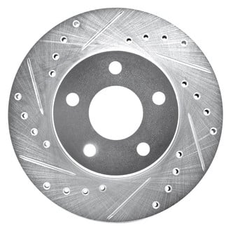 DFC® - Premium Drilled and Slotted Front Brake Rotor
