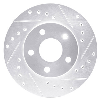 DFC® - Premium Drilled and Slotted Front Passenger Side Brake Rotor