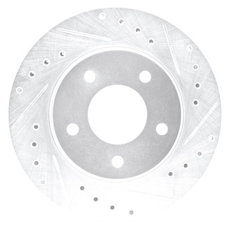DFC® - Premium Drilled and Slotted Front Passenger Side Brake Rotor