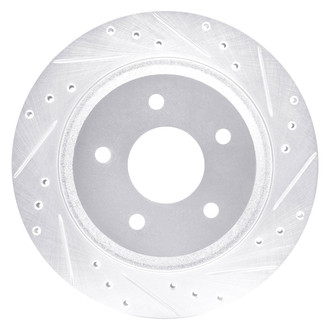 DFC® - Premium Drilled and Slotted Front Passenger Side Brake Rotor