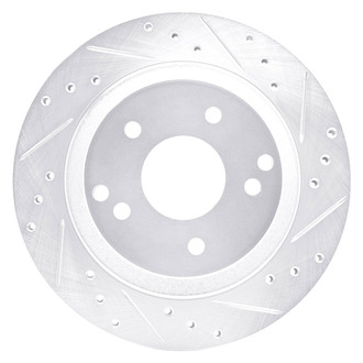 DFC® - Premium Drilled and Slotted Rear Passenger Side Brake Rotor