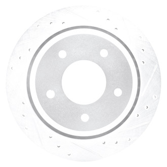 DFC® - Premium Drilled and Slotted Rear Passenger Side Brake Rotor