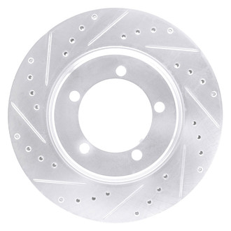 DFC® - Premium Drilled and Slotted Front Brake Rotor