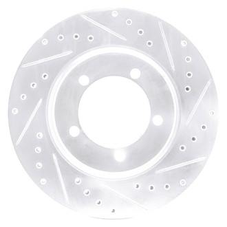 DFC® - Premium Drilled and Slotted Front Passenger Side Brake Rotor