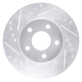 DFC® - Premium Drilled and Slotted Front Driver Side Brake Rotor