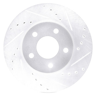 DFC® - Premium Drilled and Slotted Front Passenger Side Brake Rotor