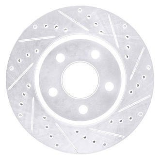DFC® - Premium Drilled and Slotted Front Passenger Side Brake Rotor