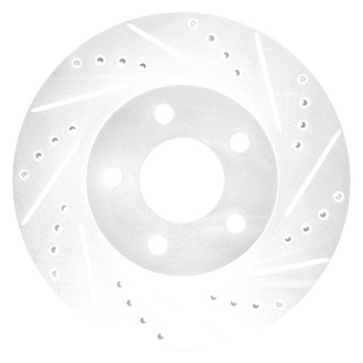 DFC® - Premium Drilled and Slotted Front Passenger Side Brake Rotor